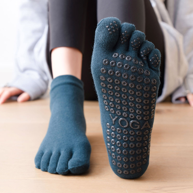 No Show Sock Women - Chaussettes de Pilates antidérapantes pour femmes,