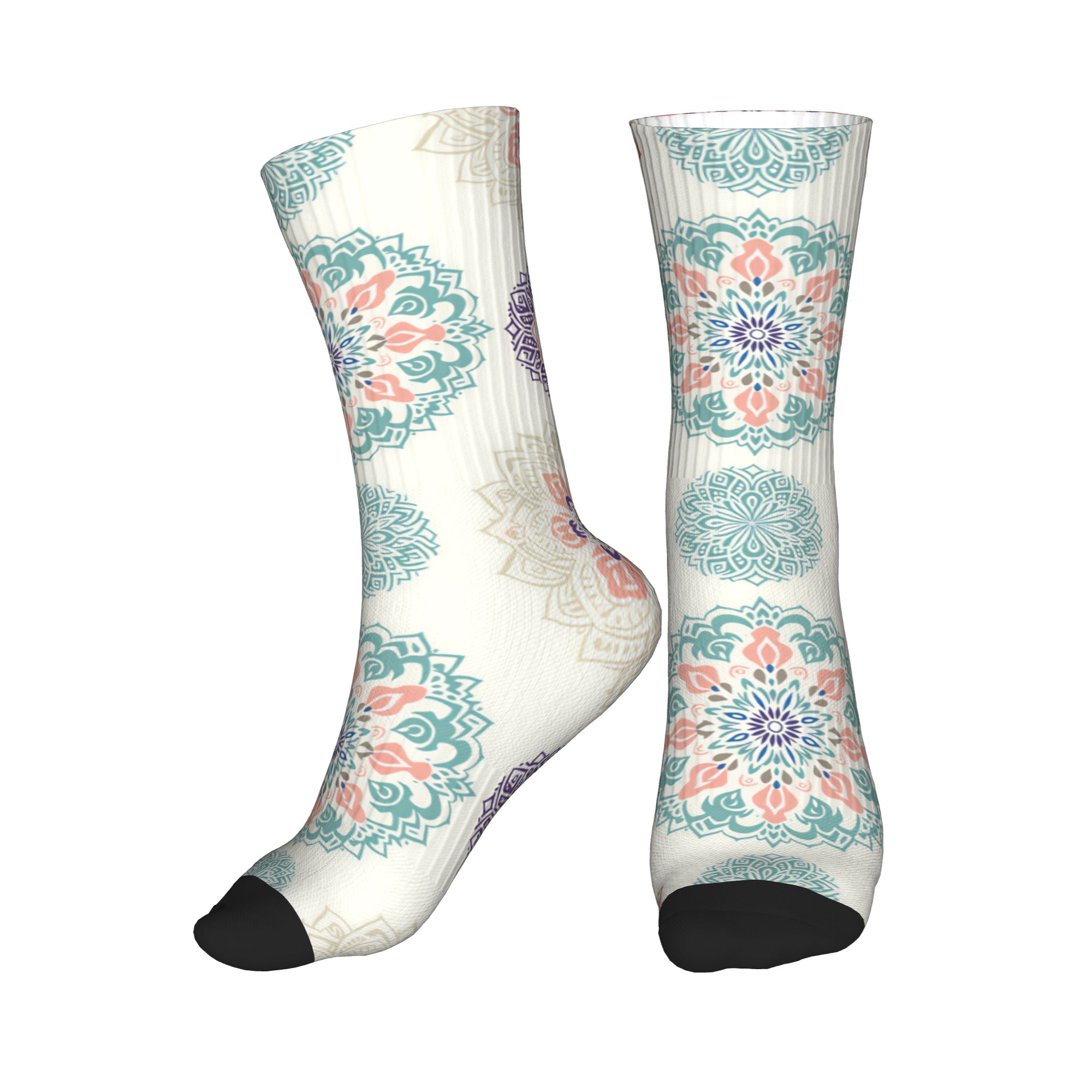 Dress Sock Men - Chaussettes amusantes pour hommes, motif Mandala
